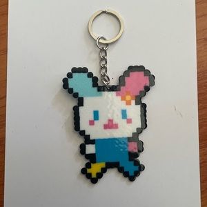 Perler bead keychain